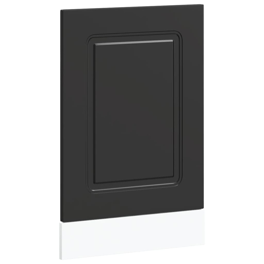 Panneau de lave-vaisselle kalmar noir 45x1,5x57 cm