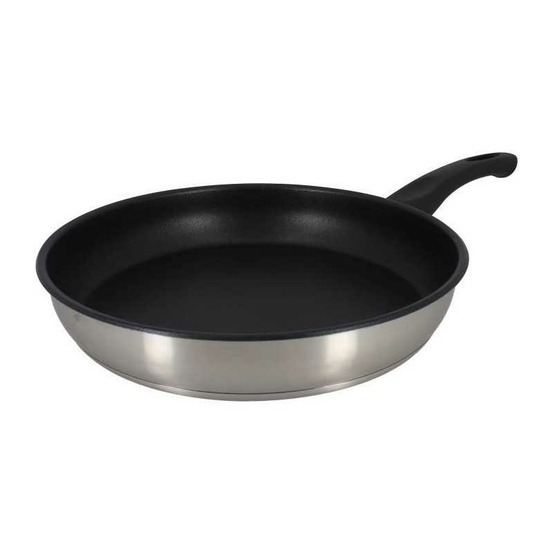 Poele - menastyl - 6020246 - en acier inoxydable - 24 cm - tous feux dont induction