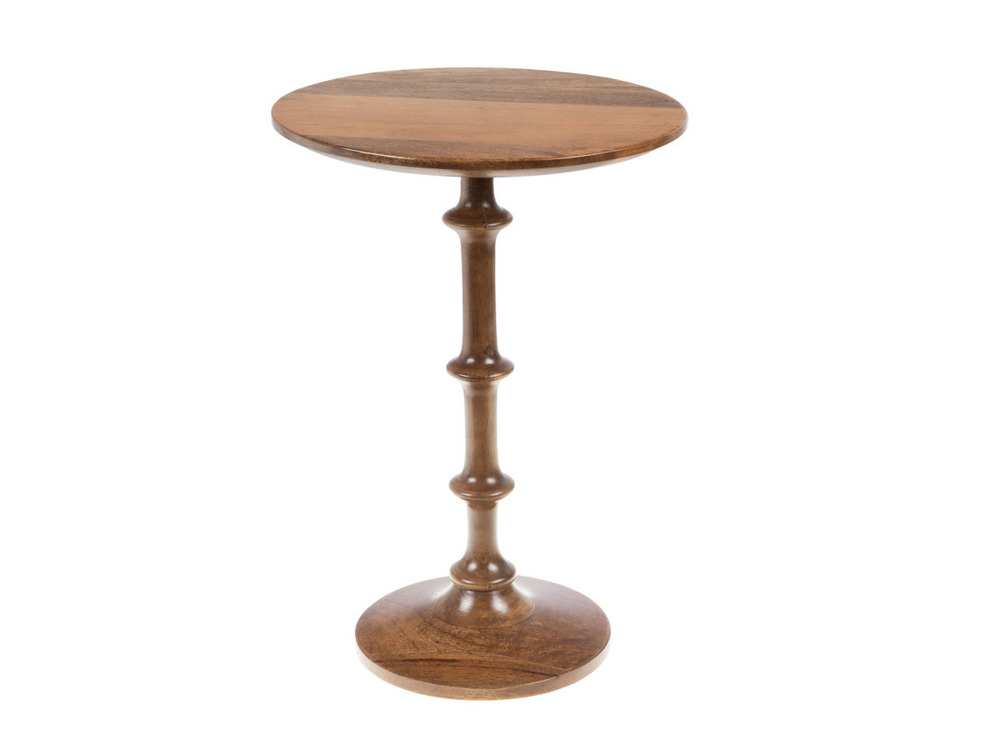 Bout de canapé colette en bois de manguier hauteur 54 cm