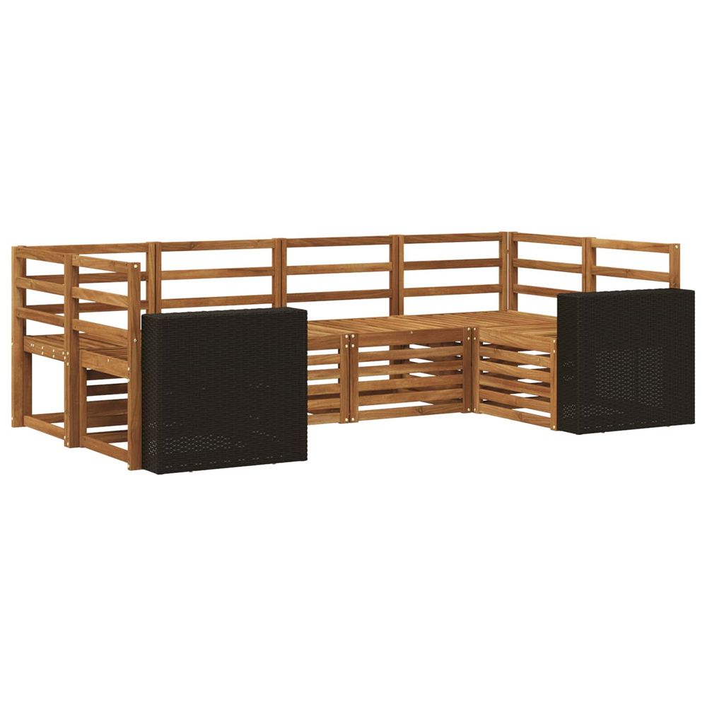 Ensemble de canapés d'extérieur 6 pc naturel