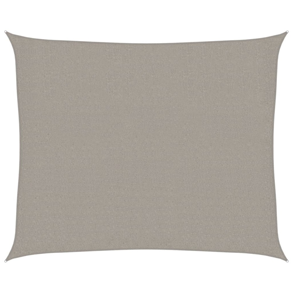 Voile d'ombrage 160 g/m² rectangulaire gris clair 2,5x3 m pehd