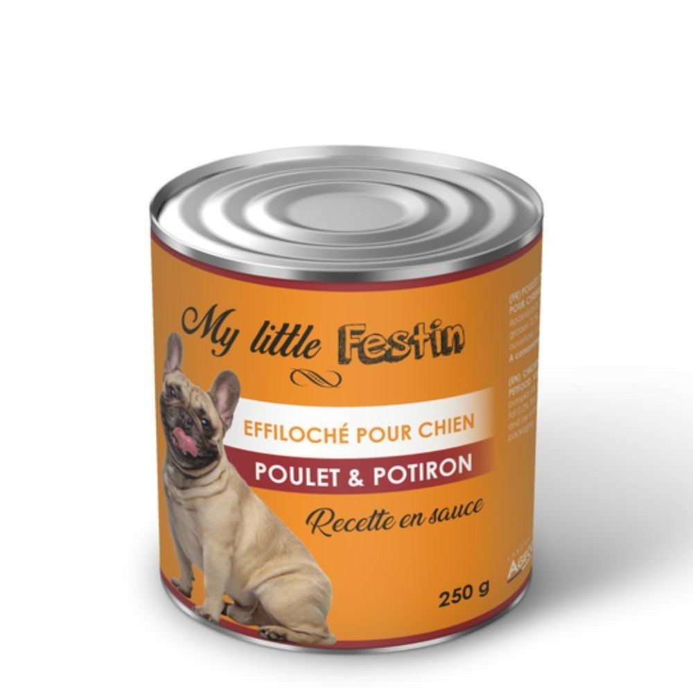 My little festin - pâtée chien - poulet / potiron 250 g