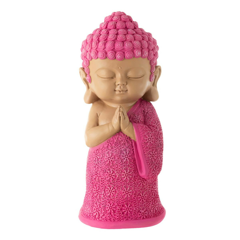 Statuette moine prière 