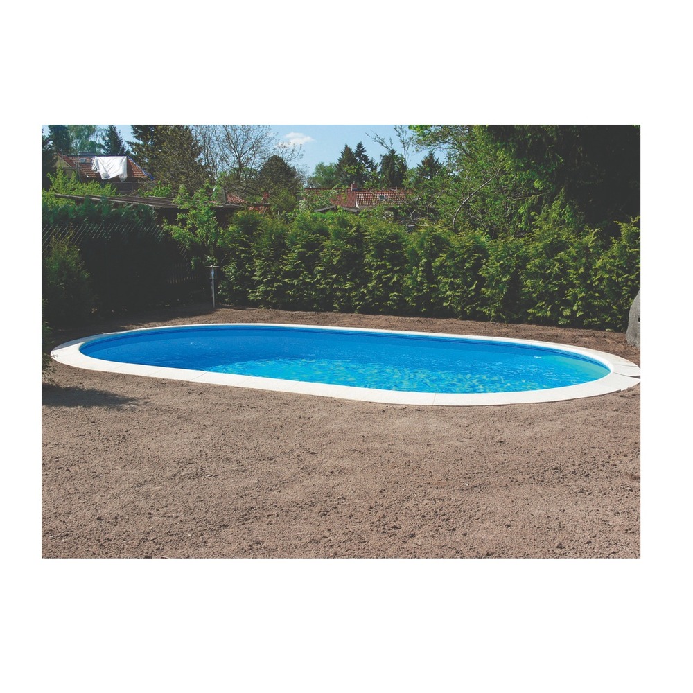 Piscine hors sol acier enterée 5.25 x 3.2 x 1.2 m - wm511