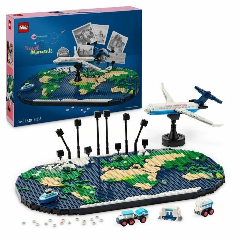 Lego family souvenirs de voyages - carte du monde