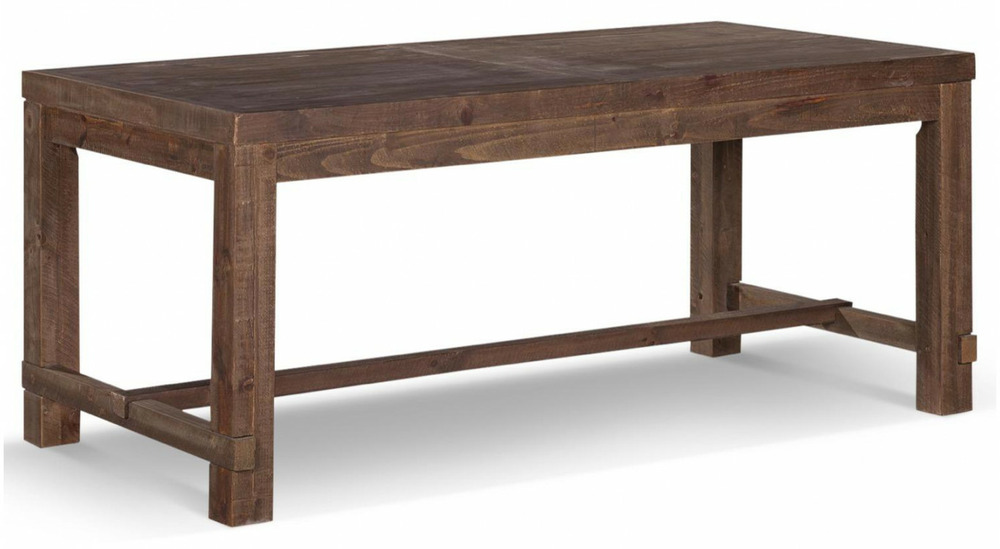 Table à manger bois 180x90x79cm - marron