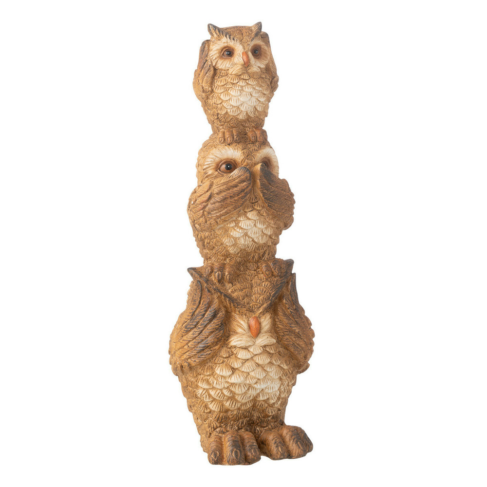 Statuette hiboux sur épaule 