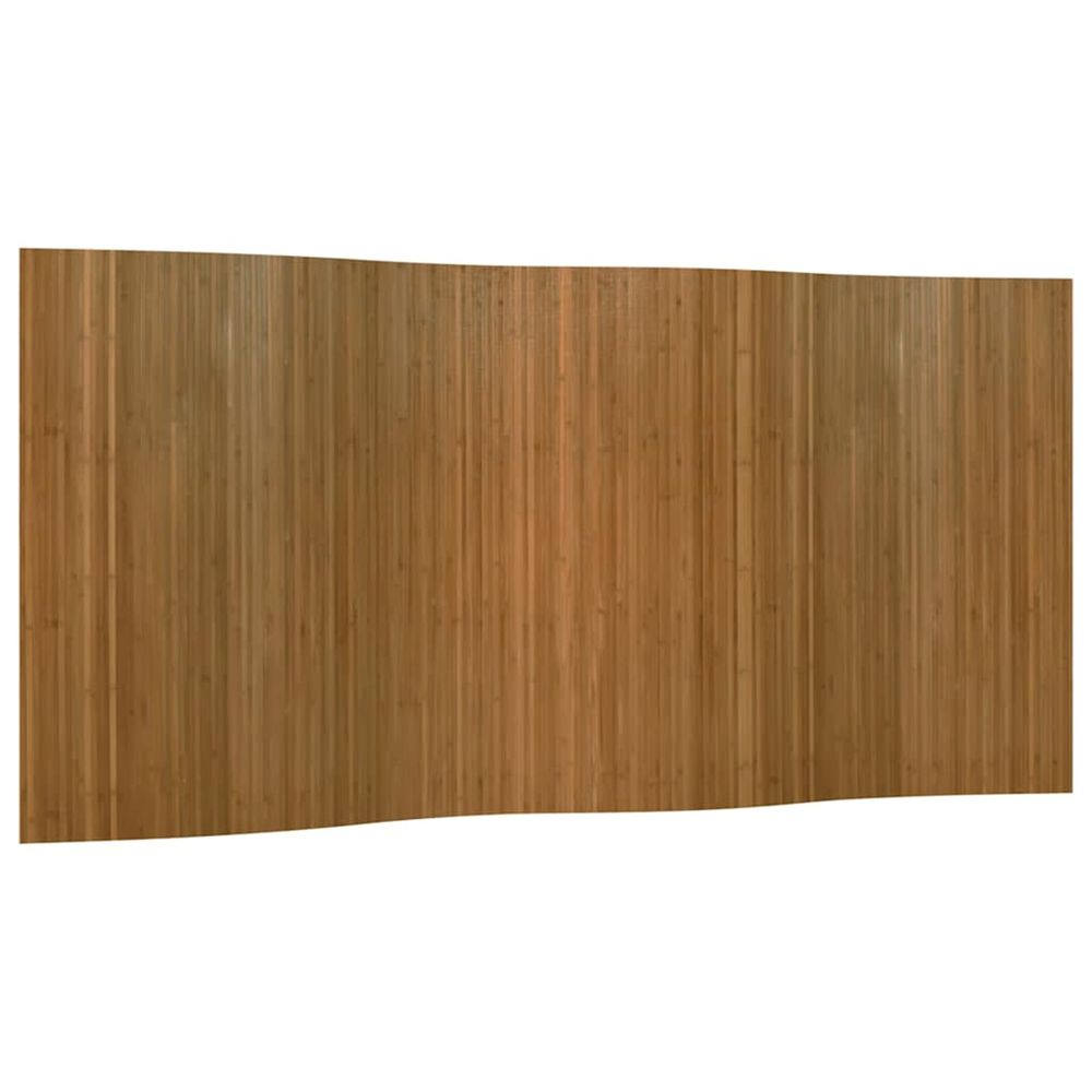 Cloison de séparation marron largeur 400 cm hauteur 165 cm bambou