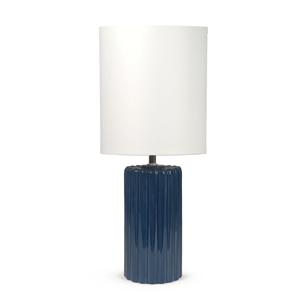 Palladio-lampe à poser en céramique bleue