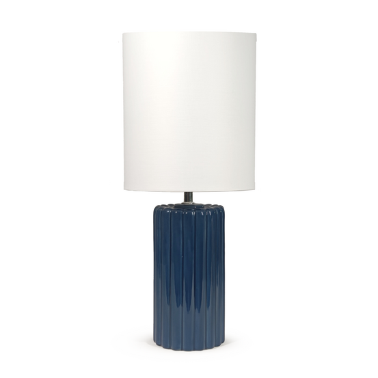 Palladio-lampe à poser en céramique bleue