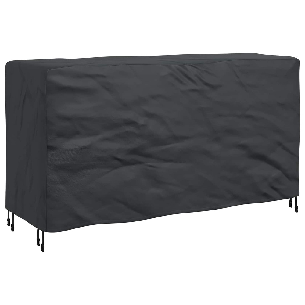 Housse pour meubles uni noir 180 x 70 x 90 cm 600d