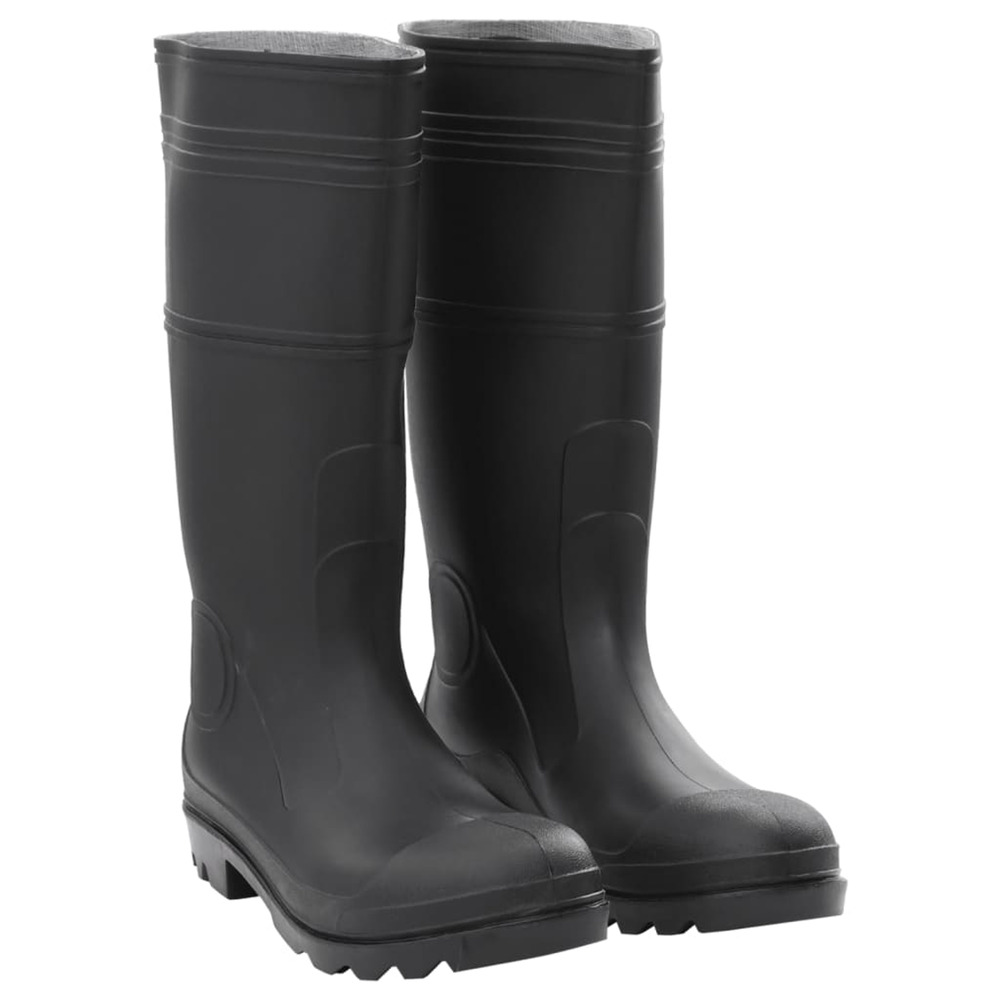 Bottes de pluie noir taille 44 pvc