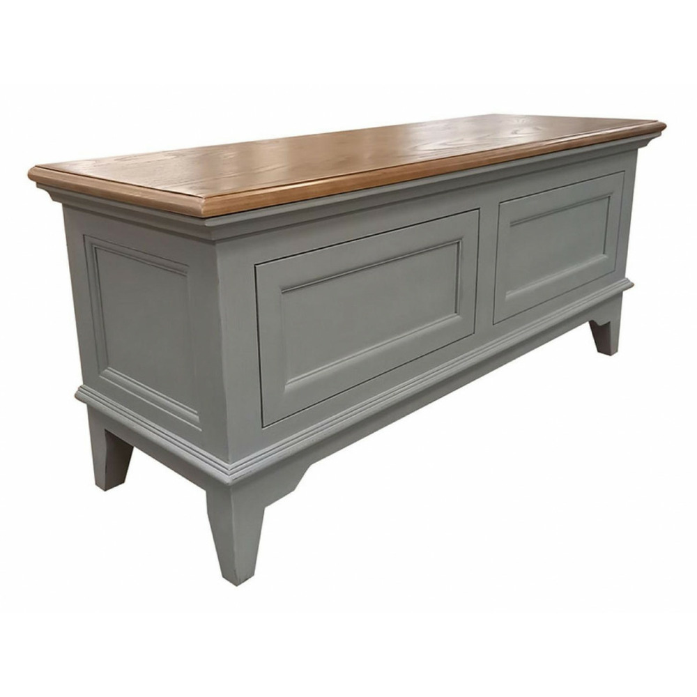 Meuble d'entrée module bas bois gris - esquisse interior's