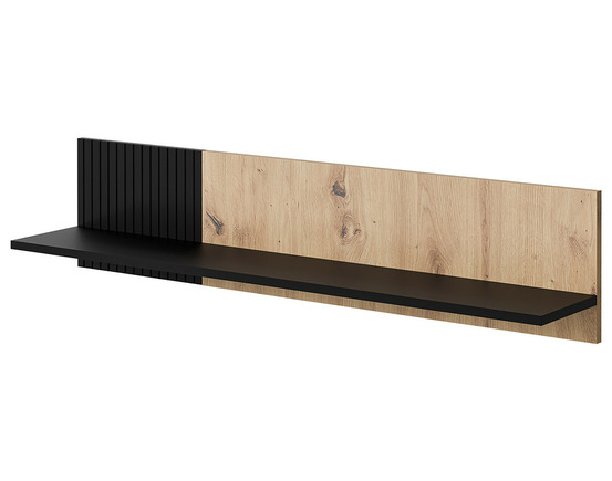 Cambridge - étagère - effet bois et noir - 110 cm