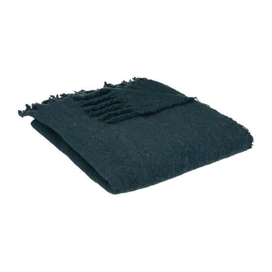 Plaid mohair
