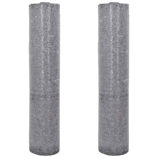 Polaires de peintre antidérapantes 2 pcs 25 m 280 g/m² gris