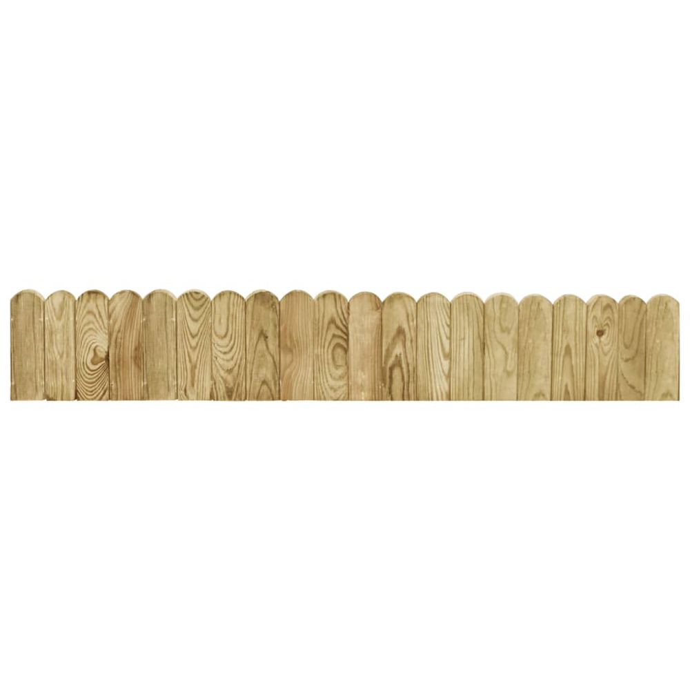 Rouleau de bordure vert 120 cm bois de pin imprégné