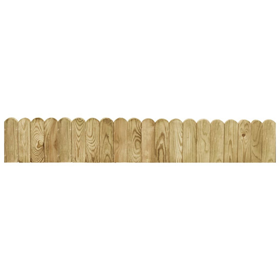Rouleau de bordure vert 120 cm bois de pin imprégné