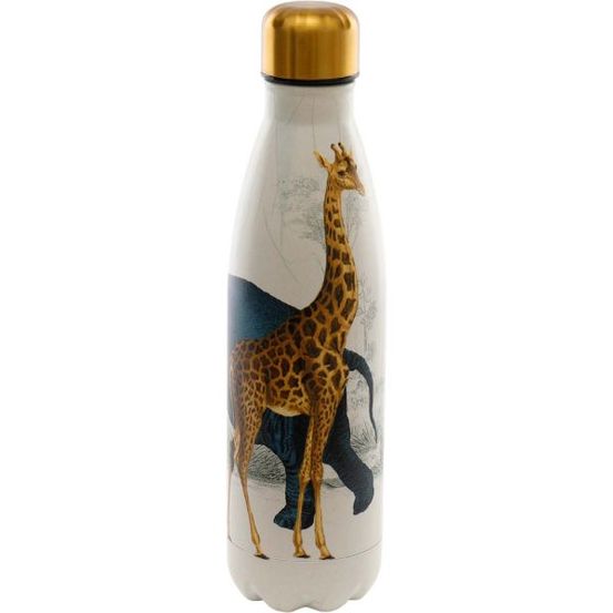 Bouteille isotherme en inox décorée 50 cl safari