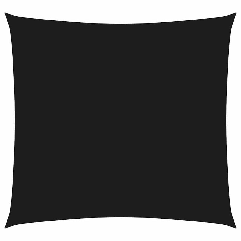 Voile de parasol tissu oxford carré 2x2 m noir
