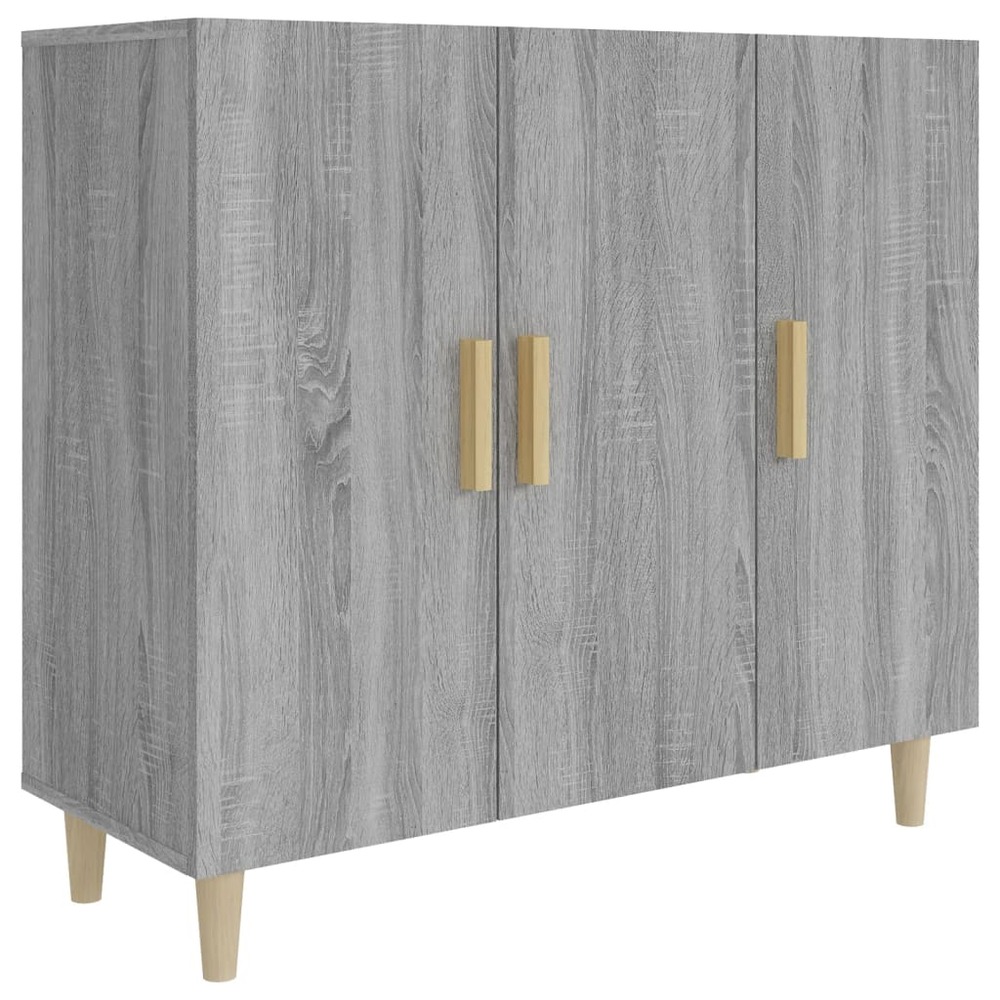 Buffet bahut commode armoire meuble de rangement organisateur cuisine salle de séjour salonsonoma 90 x 34 x 80 cm bois d'ingé