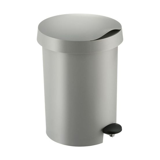 Poubelle à pédale 5l zodiac gris
