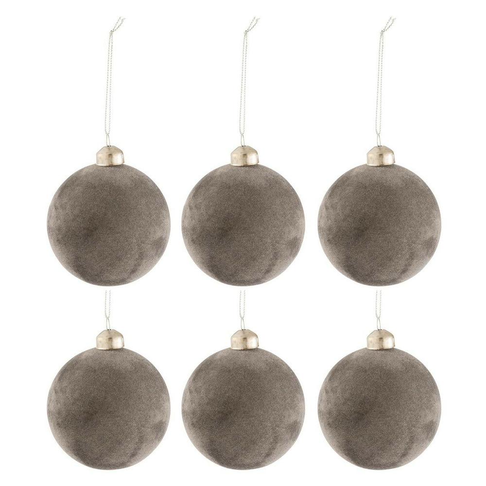 Lot de 6 boules de noël 