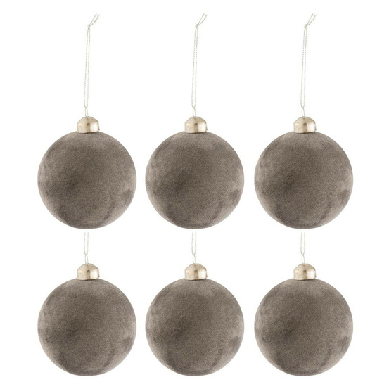 Lot de 6 boules de noël