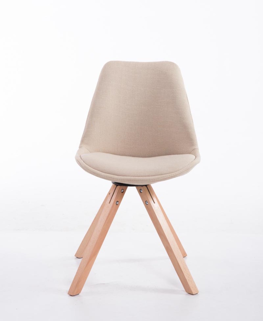 Chaise visiteur toulouse tissu natura square