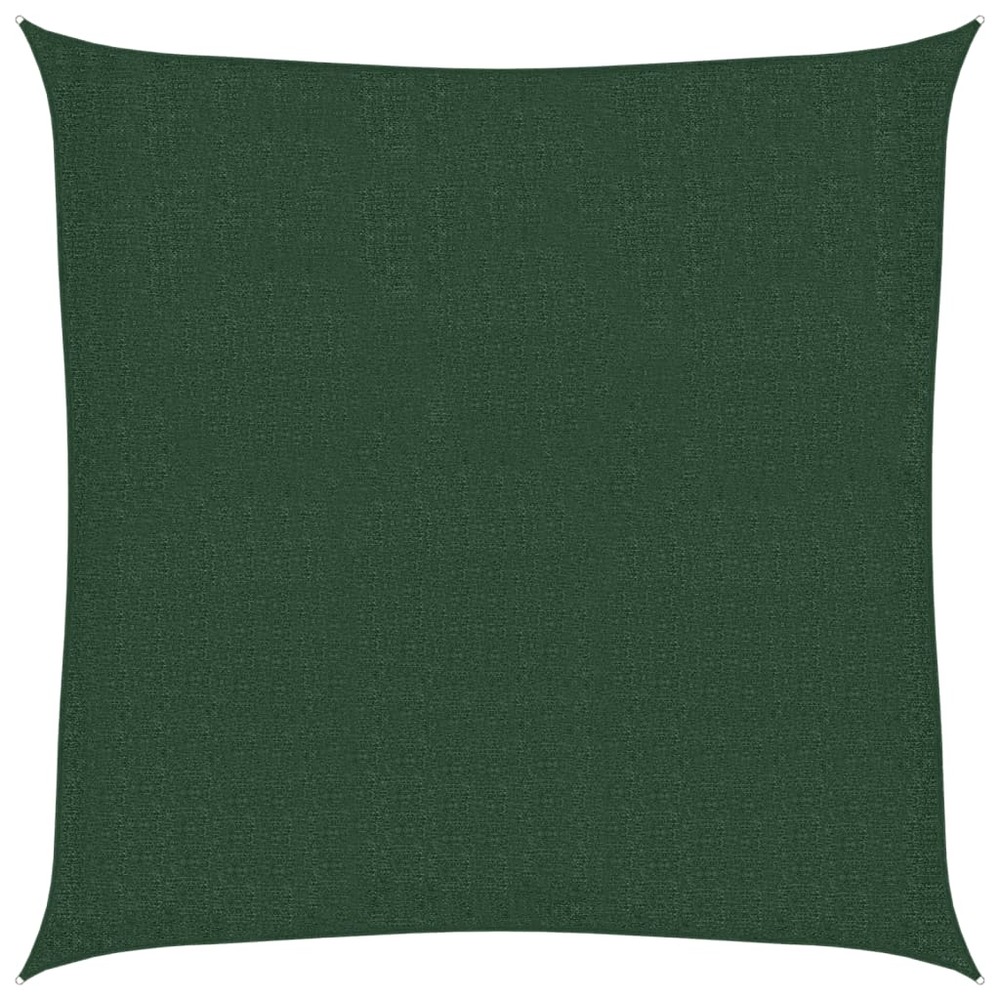 Voile d'ombrage 160 g/m² vert foncé 3x3 m pehd
