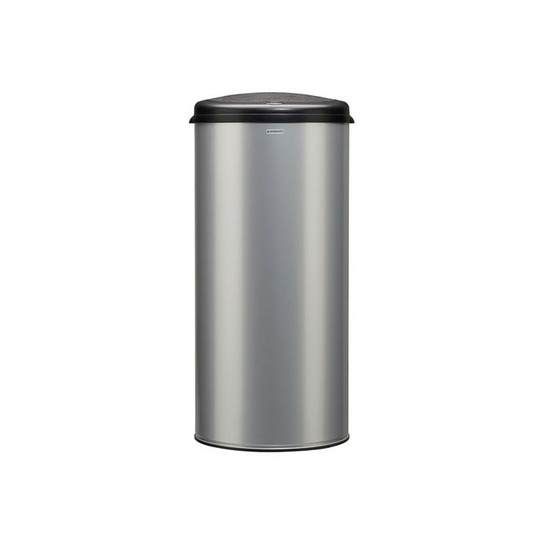 Poubelle 45l gris métal - 93632