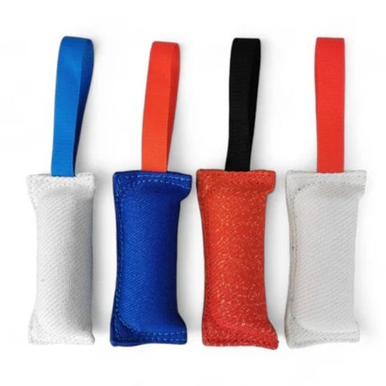 France croquettes boudin de jeu et de dressage pour chien 20 cm 1 poignée - rouge/noir