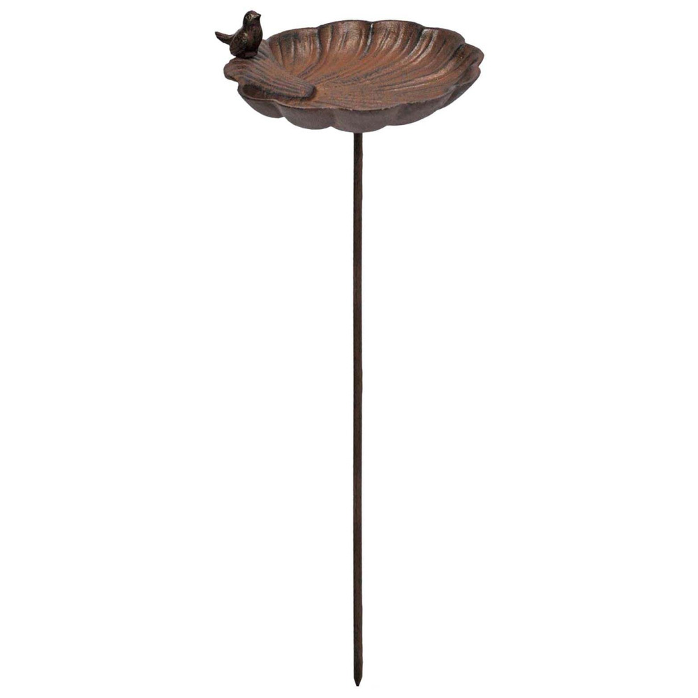 Bain oiseaux en fonte coquille 105 x 27 cm