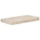Coussin de plancher de palette coton 120x80x10 cm beige