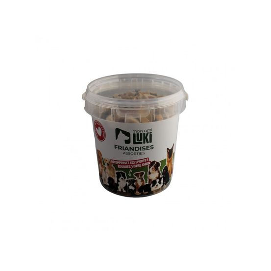 Mon ami luki - friandises de récompenses 500gr x2 - chiens - pour chien - 100% friandise sans aromes artificiels- 2unitées vendues