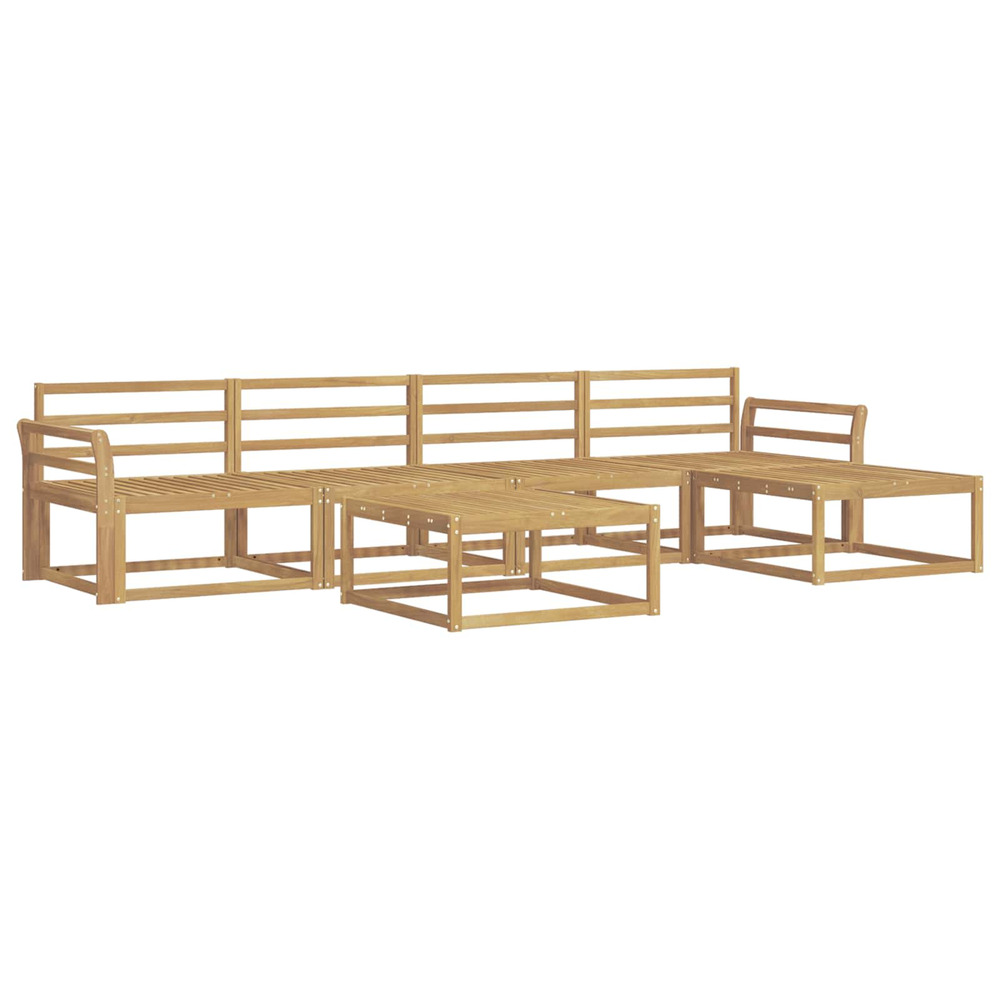 Ensemble de canapés d'extérieur 6 pcs blanc 79 x 79 x 37 cm