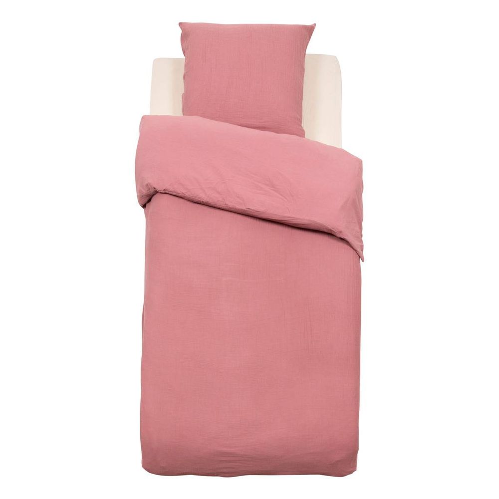 Parure de lit lili 140x200cm rose antique