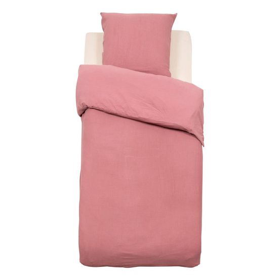 Parure de lit lili 140x200cm rose antique
