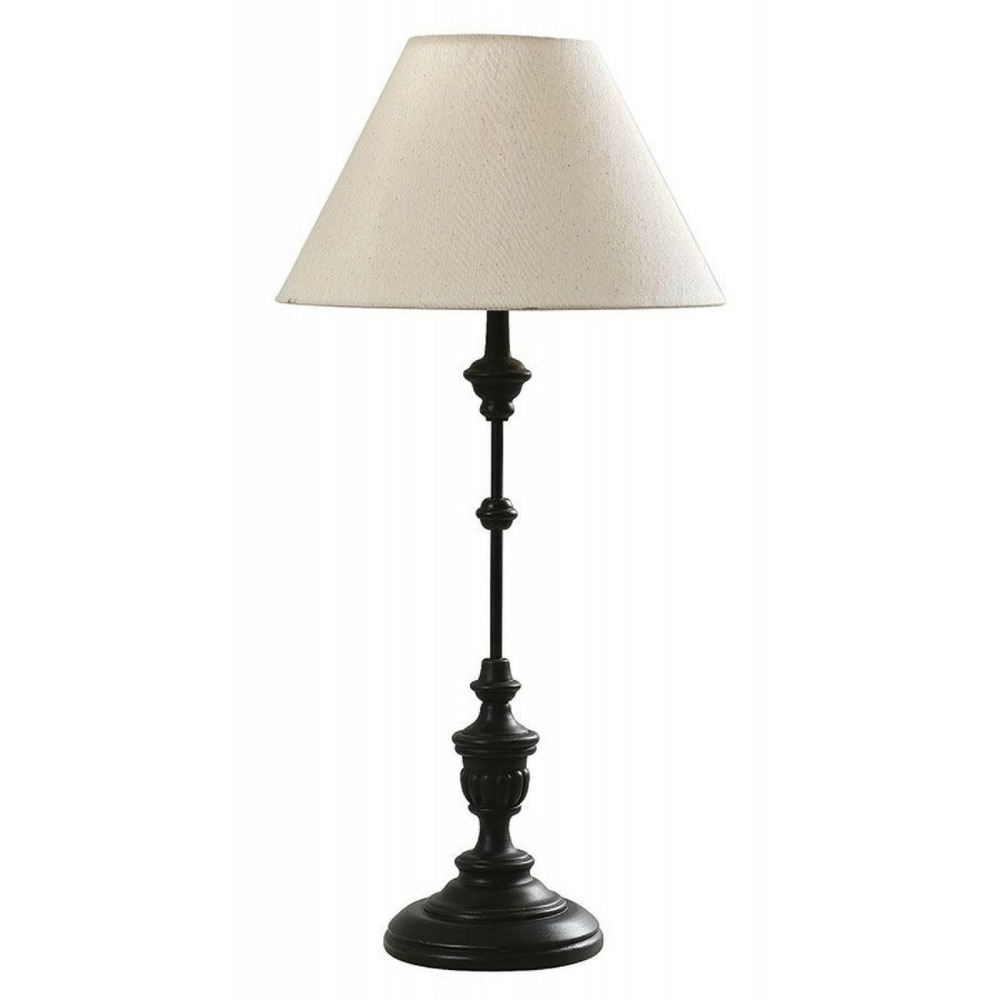 Lampe sur pied culot e27 résine noir - charme interior's