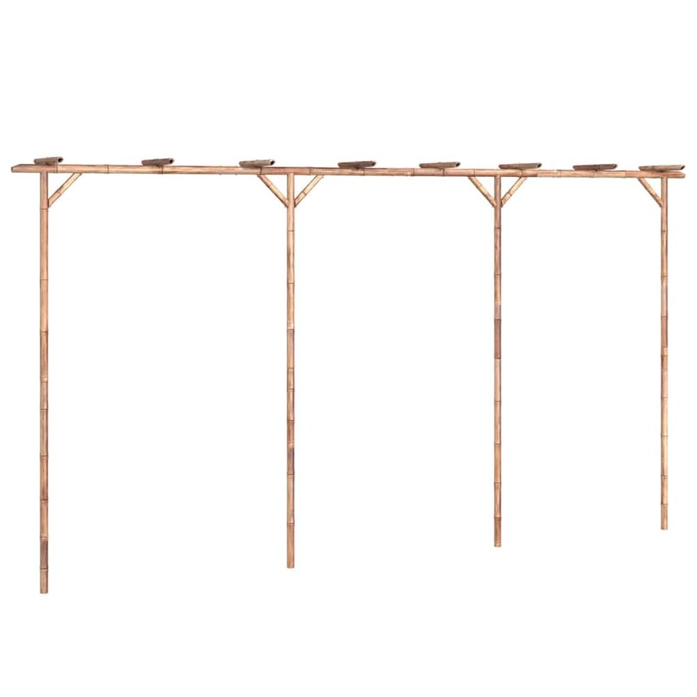 Pergola bambou 385x40x205 cm