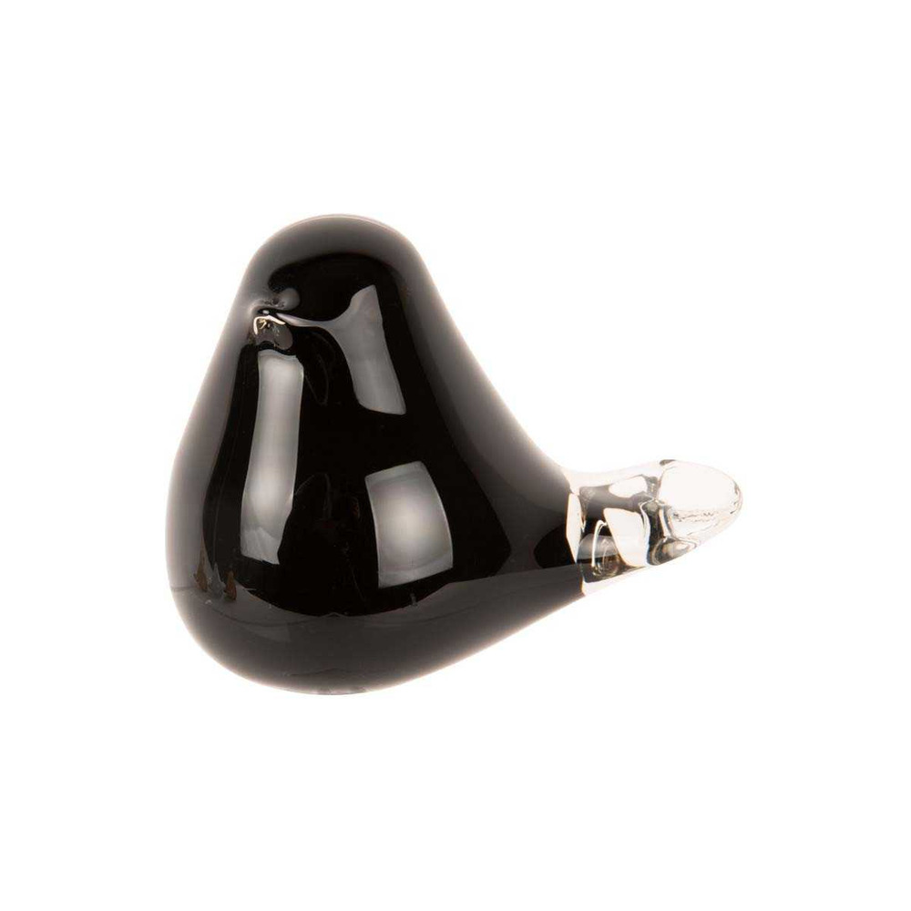 Statue en verre fat bird 9 x 6 x 8 cm