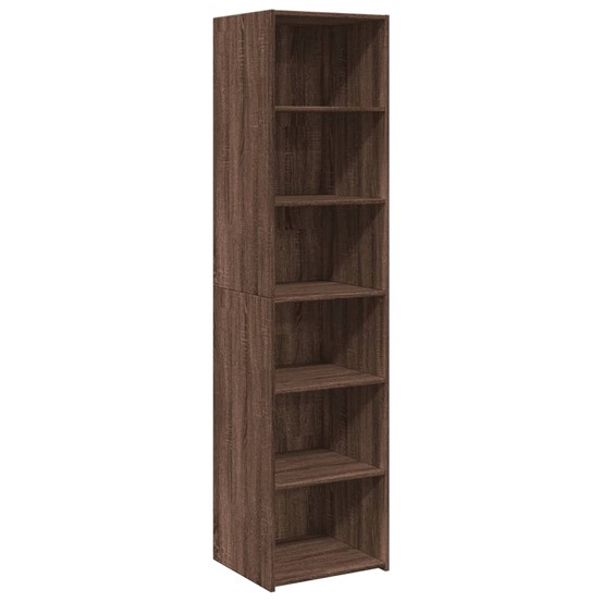Buffet bahut commode armoire meuble de rangement organisateur cuisine salle de séjour salon haut 45 x 41 x 185 cm bois d'ingé