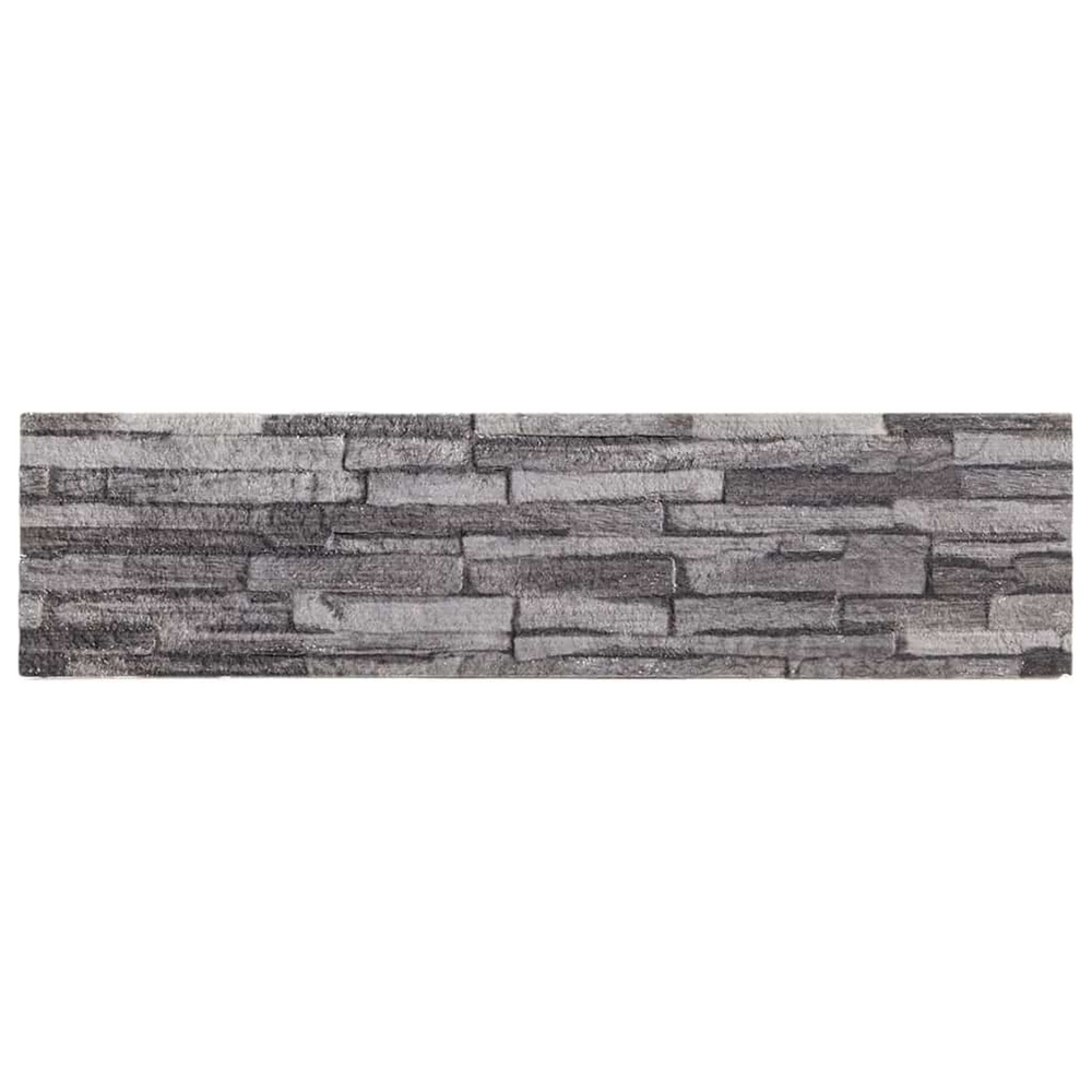 Panneaux muraux 3d 14 pcs anthracite 100x25 cm eps