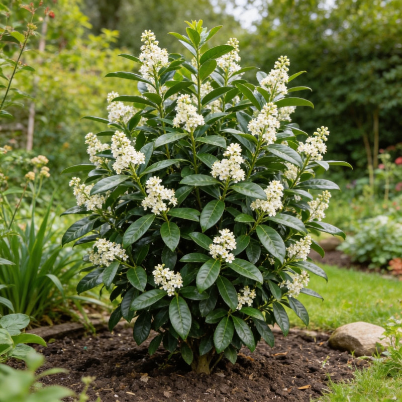 Laurier-cerise novita 60/80cm pot 6l - prunus laurocerasus novita