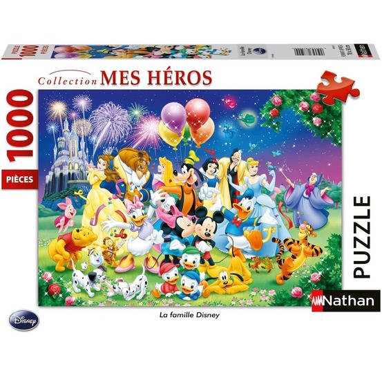 Puzzle la famille disney 1000 pcs