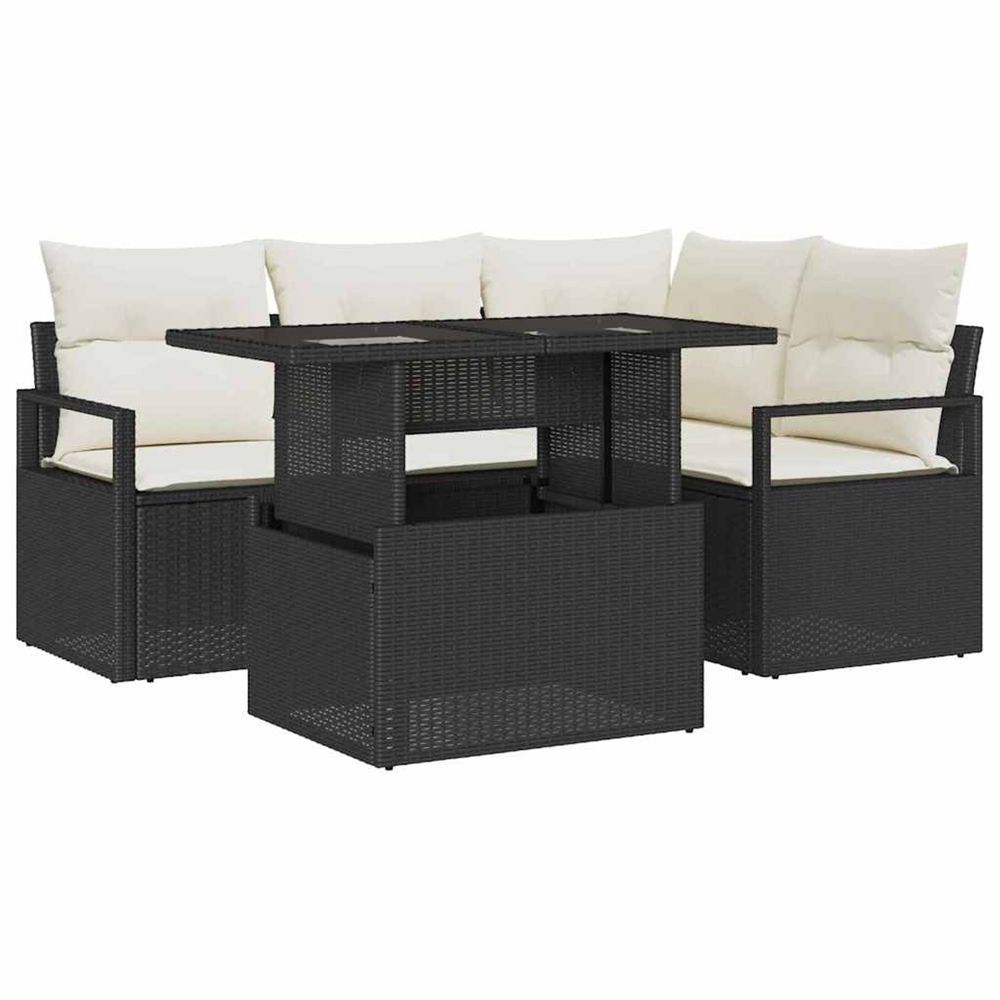 Ensemble de canapé de jardin 5 pc 4-nombre de places