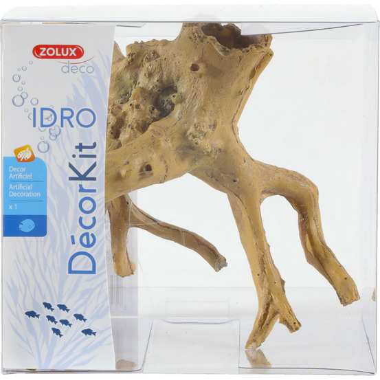 Décor racine n° 1 kit idro 13.5 x 13.5 x hauteur 13 cm pour aquarium