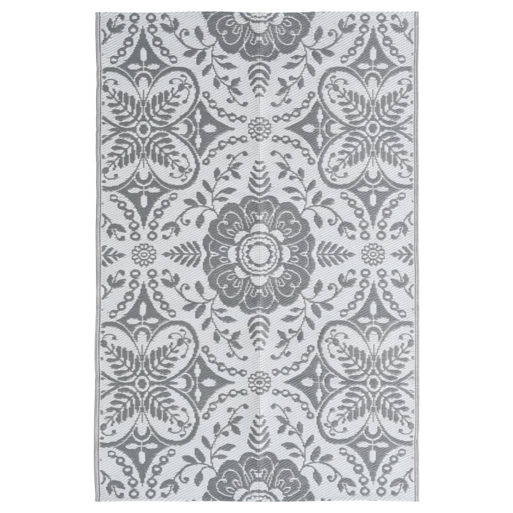 Tapis d'extérieur arakil gris clair 120x180 cm pp
