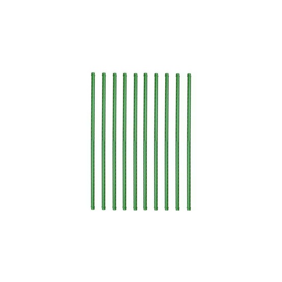 Lot de 50 tuteurs acier plastifié de 60 cm à 180cm - diametre 8mm