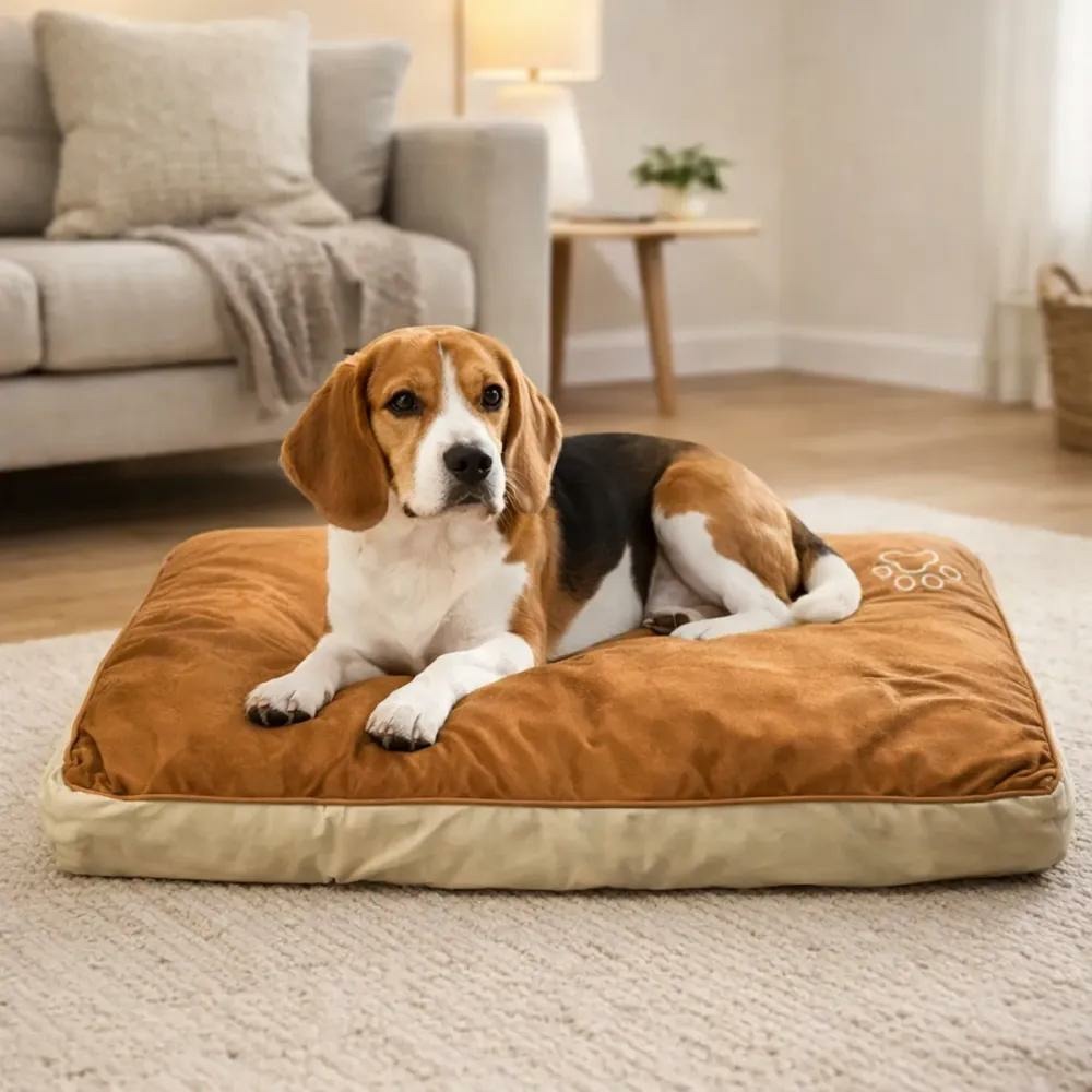 Coussin confort lavable pour chien 102 x 75 cm
